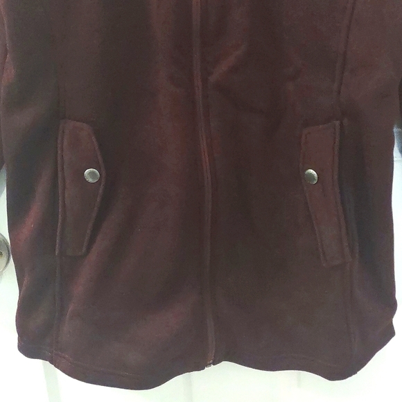 NWOT Eddie Bauer Quilted Fleece Lined Hunter Outdoor Jacket Berry Purple Size L - Picture 4 of 11